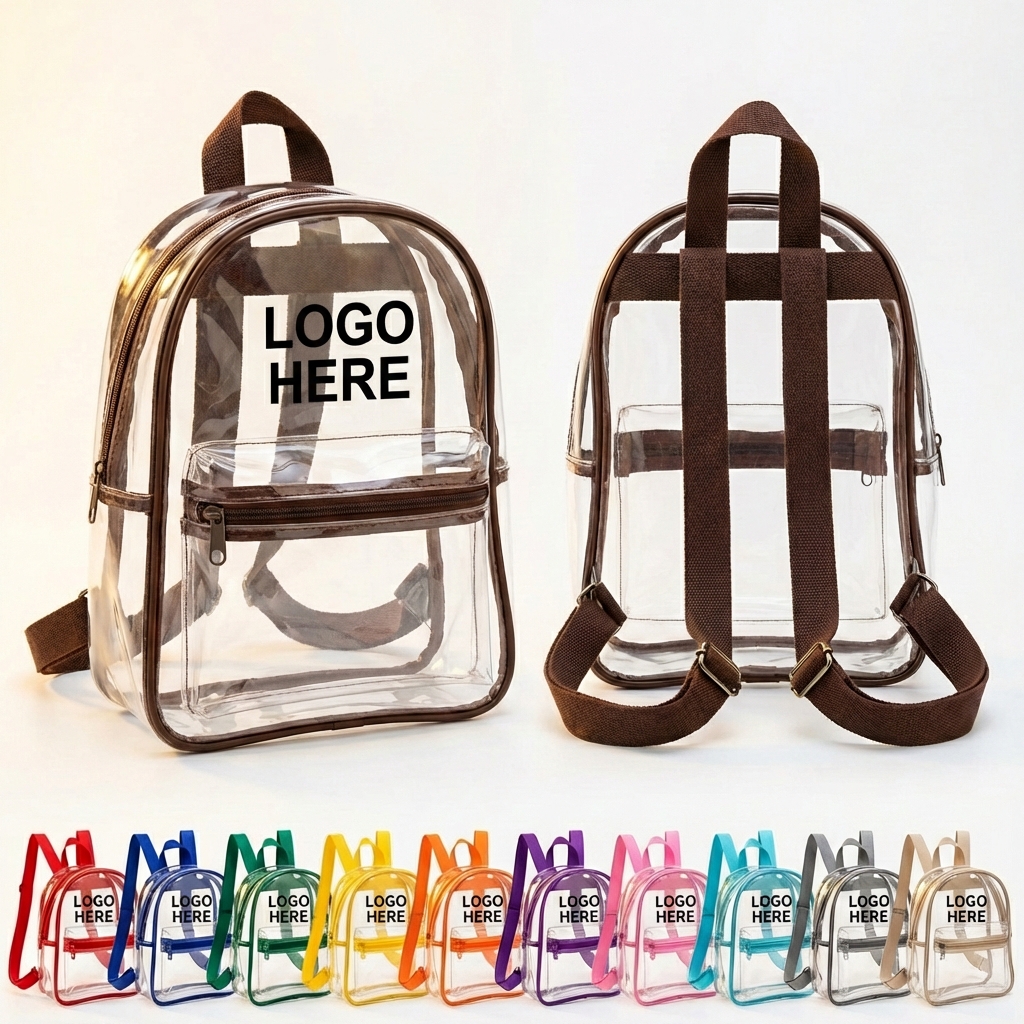 Stadium-Approved Clear Transparent Backpack