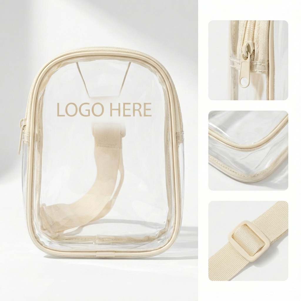 Stadium-Approved Clear Transparent Backpack
