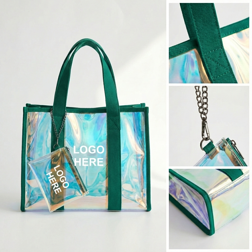 ShimmerShield All-Weather Adventure Tote with Phone Sleeve