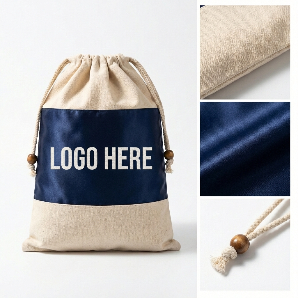 The Custom Logo Ventilated Mesh Laundry Bag