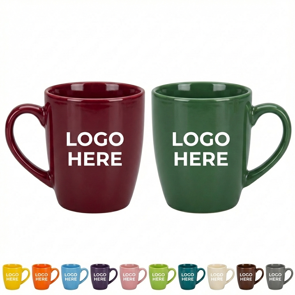 Vibrant Matte Ceramic Mug Collection for Branding & Gifts