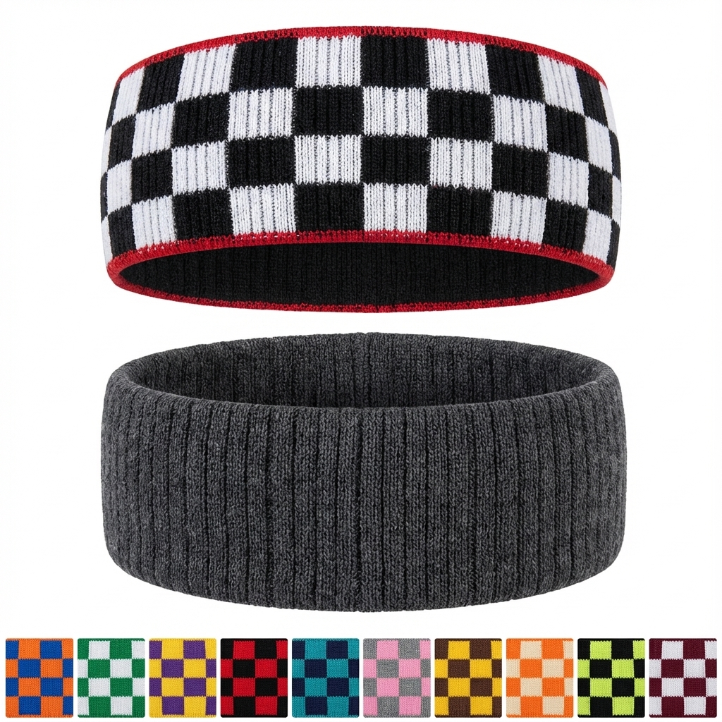 Stylish Sport Knit Bands: Sweat & Hair Control