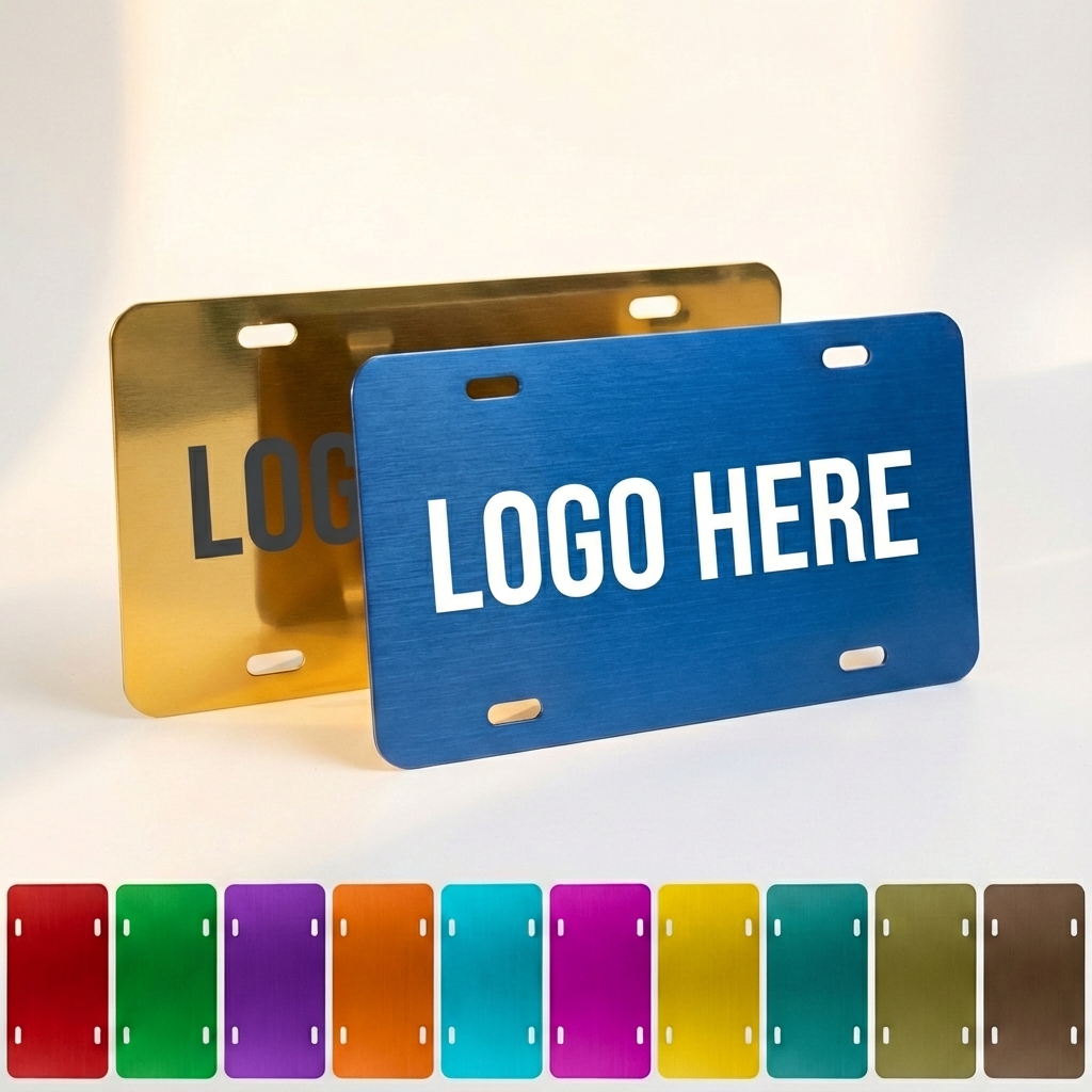 Smooth Finish Customizable License Plate Blank