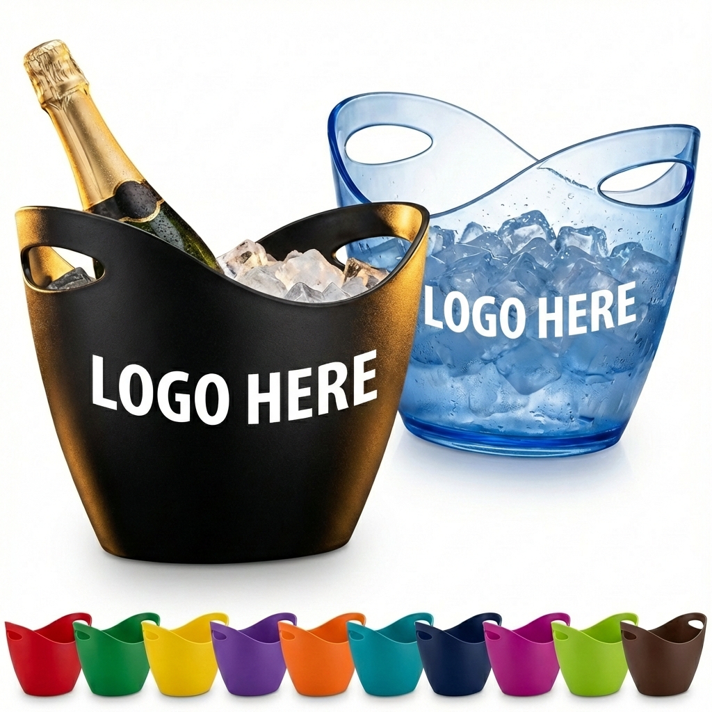Modern Yuanbao Design 8L Plastic Party Ice Bucket