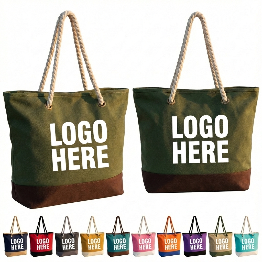 The Essential Canvas Tote: Spacious & Strong