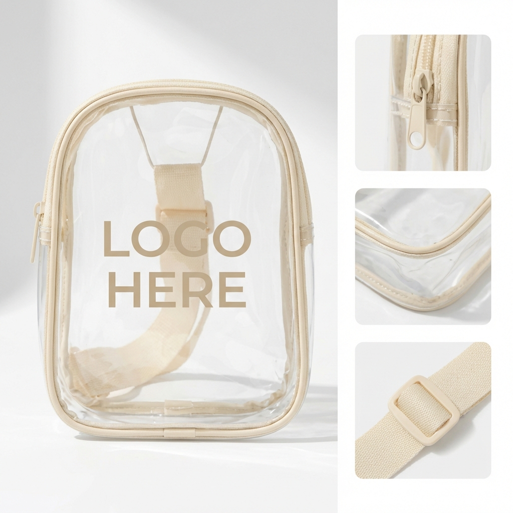 Stadium-Approved Clear Transparent Backpack