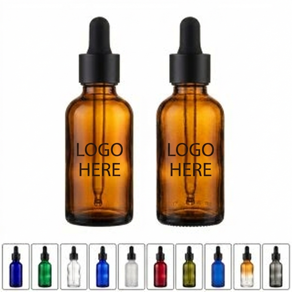 UV-Shield Essential Oil Dropper Bottle - 50ml Amber Glass